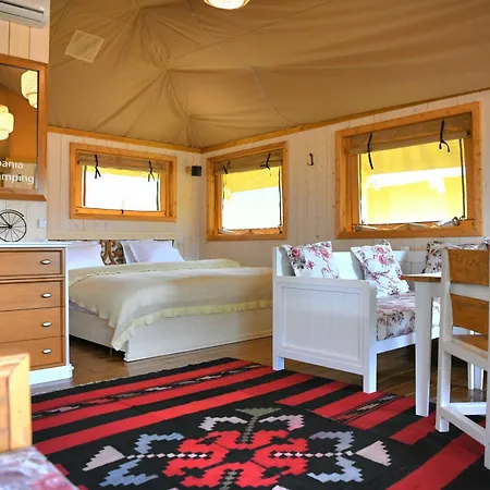 Luxe tent Glamping Albania Rafting